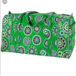 Vera Bradley Cupcake Green Large Duffel